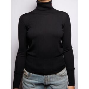 Vivienne Westwood Black Knit Orb Turtleneck